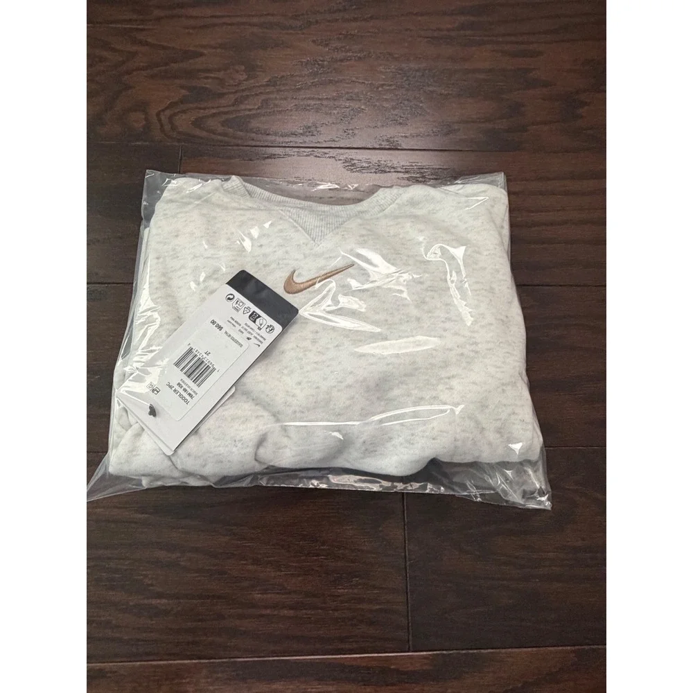 Nike Toddler 2-Piece Fleece Sweatshirt Jogger Set Birch Heather 76M188-X58 2T